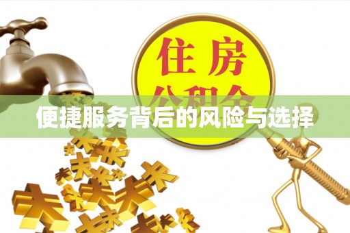 沂南便捷服务背后的风险与选择